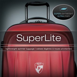 Heys SuperLite 70 л чемодан из поликарбоната на 4 колесах пурпурный