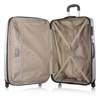 Heys xcase Spinner (L) Silver 108 л валіза з полікарбонату на 4 колесах сіра