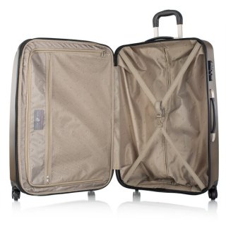 Heys xcase Spinner (L) Taupe 108 л чемодан из поликарбоната на 4 колесах темно-серый