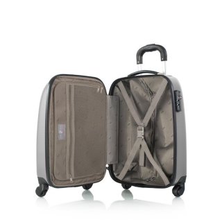 Heys xcase Spinner (S) Silver 34 л чемодан из поликарбоната на 4 колесах серый
