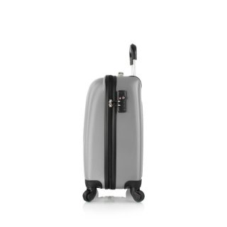 Heys xcase Spinner (S) Silver 34 л чемодан из поликарбоната на 4 колесах серый