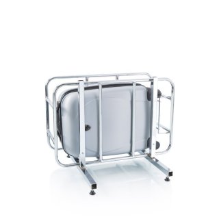 Heys xcase Spinner (S) Silver 34 л чемодан из поликарбоната на 4 колесах серый