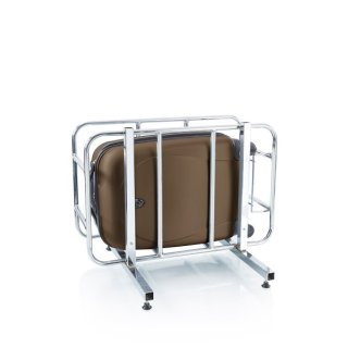 Heys xcase Spinner (S) Taupe 34 л валіза з полікарбонату на 4 колесах темно-сіра