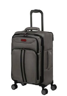 IT Luggage APPLAUD 81 л чемодан из полиэстера на 4 колесах серый