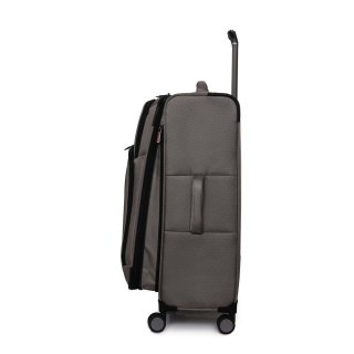 IT Luggage APPLAUD 81 л чемодан из полиэстера на 4 колесах серый