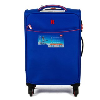 IT Luggage BEAMING 32 л чемодан из полиэстера на 4 колесах синий