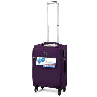 IT Luggage GLINT 32 л чемодан из полиэстера на 4 колесах фиолетовый
