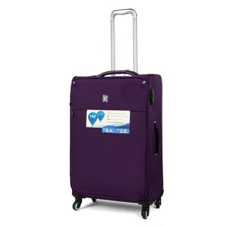 IT Luggage GLINT 57 л чемодан из полиэстера на 4 колесах фиолетовый