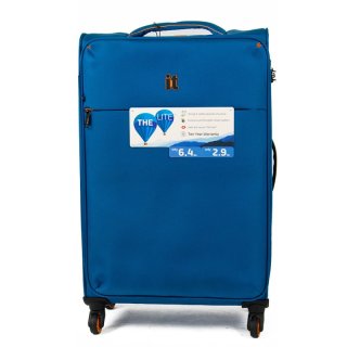 IT Luggage GLINT 57 л чемодан из полиэстера на 4 колесах голубой