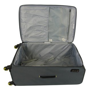 IT Luggage GLINT 57 л валіза з поліестеру на 4 колесах сіра