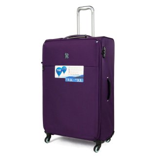 IT Luggage GLINT 81 л чемодан из полиэстера на 4 колесах фиолетовый
