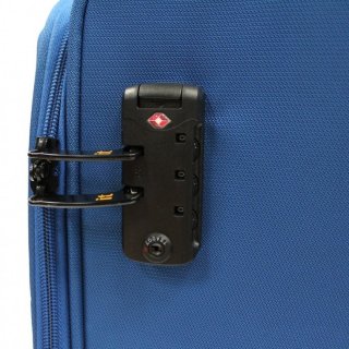 IT Luggage GLINT 81 л чемодан из полиэстера на 4 колесах голубой