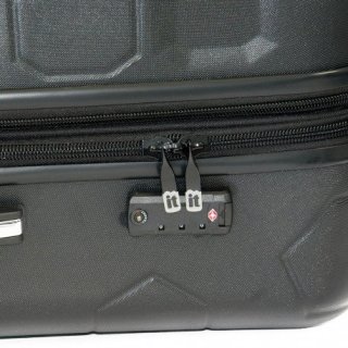 IT Luggage Hexa комплект валіз з ABS пластику на 4 колесах чорний
