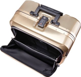 Кейс пілот із полікарбонату 38 л Lojel Kozmos Metal Gold