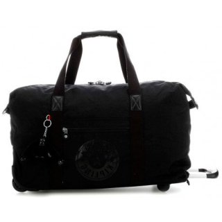 Kipling ART ON WHEELS 41 л дорожная сумка на колесах из полиамида черная