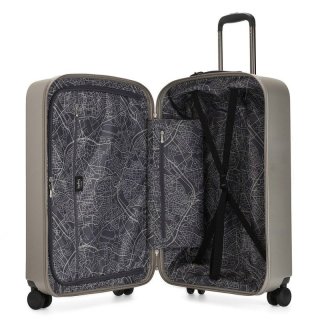 Kipling CURIOSITY 44 л чемодан из поликарбоната на 4 колесах бежевый