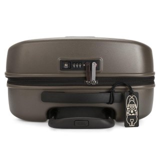 Kipling CURIOSITY 44 л чемодан из поликарбоната на 4 колесах коричневый