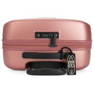Kipling CURIOSITY 44 л чемодан из поликарбоната на 4 колесах розовый