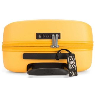 Kipling CURIOSITY 44 л чемодан из поликарбоната на 4 колесах желтый