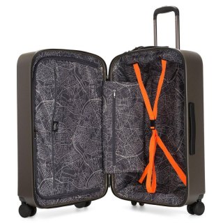 Kipling CURIOSITY 81 л чемодан из поликарбоната на 4 колесах коричневый