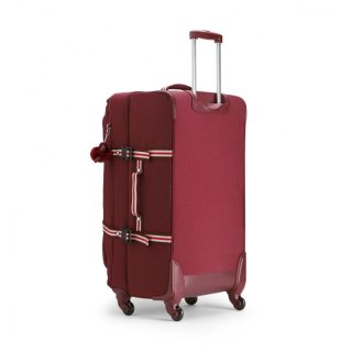 Kipling CYRAH 101,5 л чемодан из нейлона на 4 колесах бордовый