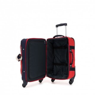 Kipling CYRAH 37,5 л чемодан из нейлона на 4 колесах красный
