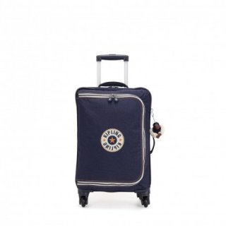 Kipling CYRAH 37,5 л чемодан из нейлона на 4 колесах синий