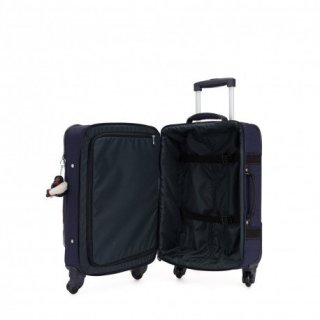 Kipling CYRAH 37,5 л чемодан из нейлона на 4 колесах синий