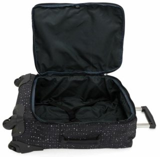 Kipling DARCEY 30 л чемодан из нейлона на 4 колесах черно-белый Kipling DARCEY 30 л чемодан из нейлона на 4 колесах черно-белый