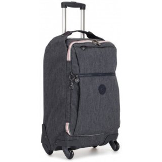 Kipling DARCEY 30 л чемодан из нейлона на 4 колесах серый
