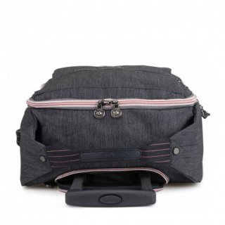 Kipling DARCEY 30 л чемодан из нейлона на 4 колесах серый