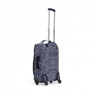 Kipling DARCEY 30 л валіза з нейлону на 4 колесах синя