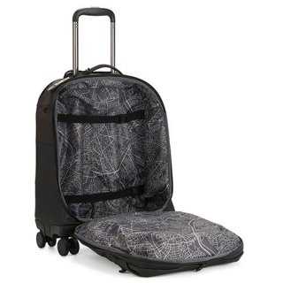 Kipling Indulge 49 л чемодан из полиэстера на 4 колесах черный