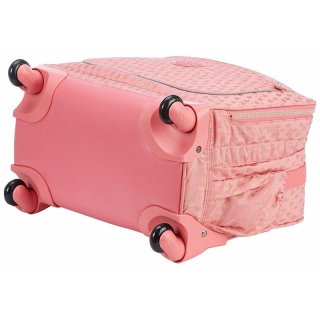 Kipling MANARY 26,5 л детский чемодан из полиамида на 4 колесах розовый/золото