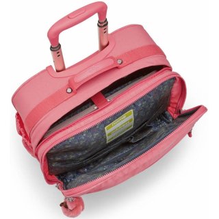 Kipling MANARY 26,5 л детский чемодан из полиамида на 4 колесах розовый