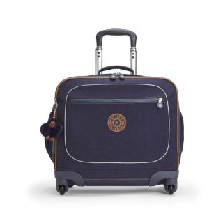 Kipling MANARY 26,5 л детский чемодан из полиамида на 4 колесах синий
