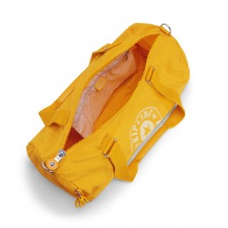 Kipling ONALO 18 л дорожня сумка з поліаміду жовта