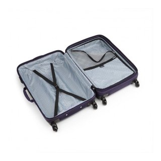 Kipling SUPER HYBRID 103 л чемодан из полипропилена и полиэстера на 4 колесах фиолетовый