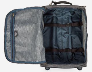 Kipling TEAGAN 33 л чемодан из нейлона на 2 колесах серый