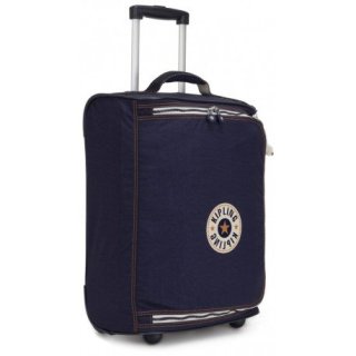 Kipling TEAGAN 33 л чемодан из нейлона на 2 колесах синий