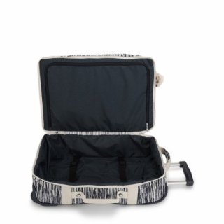 Kipling TEAGAN 39 л чемодан из нейлона на 2 колесах белый