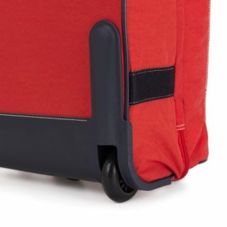 Kipling TEAGAN 39 л чемодан из нейлона на 2 колесах красный