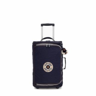Kipling TEAGAN 39 л чемодан из нейлона на 2 колесах синий