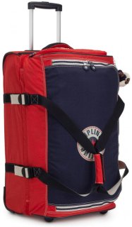 Kipling TEAGAN 74 л чемодан из нейлона на 2 колесах красный