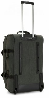 Kipling TEAGAN 74 л валіза з нейлону на 2 колесах сіра