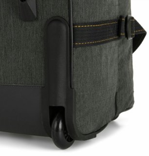 Kipling TEAGAN 74 л валіза з нейлону на 2 колесах сіра