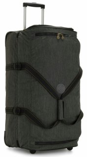 Kipling TEAGAN 91 л чемодан из нейлона на 2 колесах серый