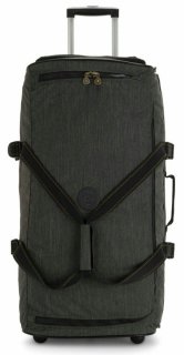 Kipling TEAGAN 91 л чемодан из нейлона на 2 колесах серый