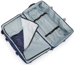 Kipling TEAGAN 91 л чемодан из нейлона на 2 колесах синий