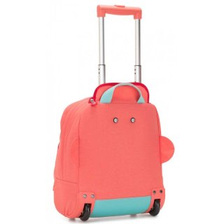 Kipling WHEELY 16,5 л детский чемодан из полиамида на 2 колесах розовый